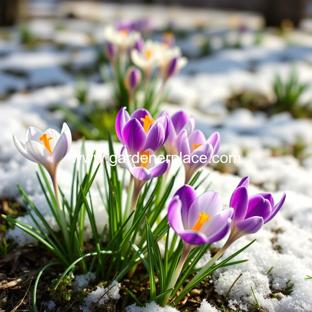 Read more about the article Early spring bloomers: cultivating color with crocuses, snow
