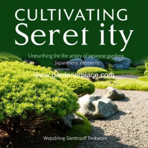 Read more about the article Cultivating serenity: unearthing the artistry of japanese gardens

title