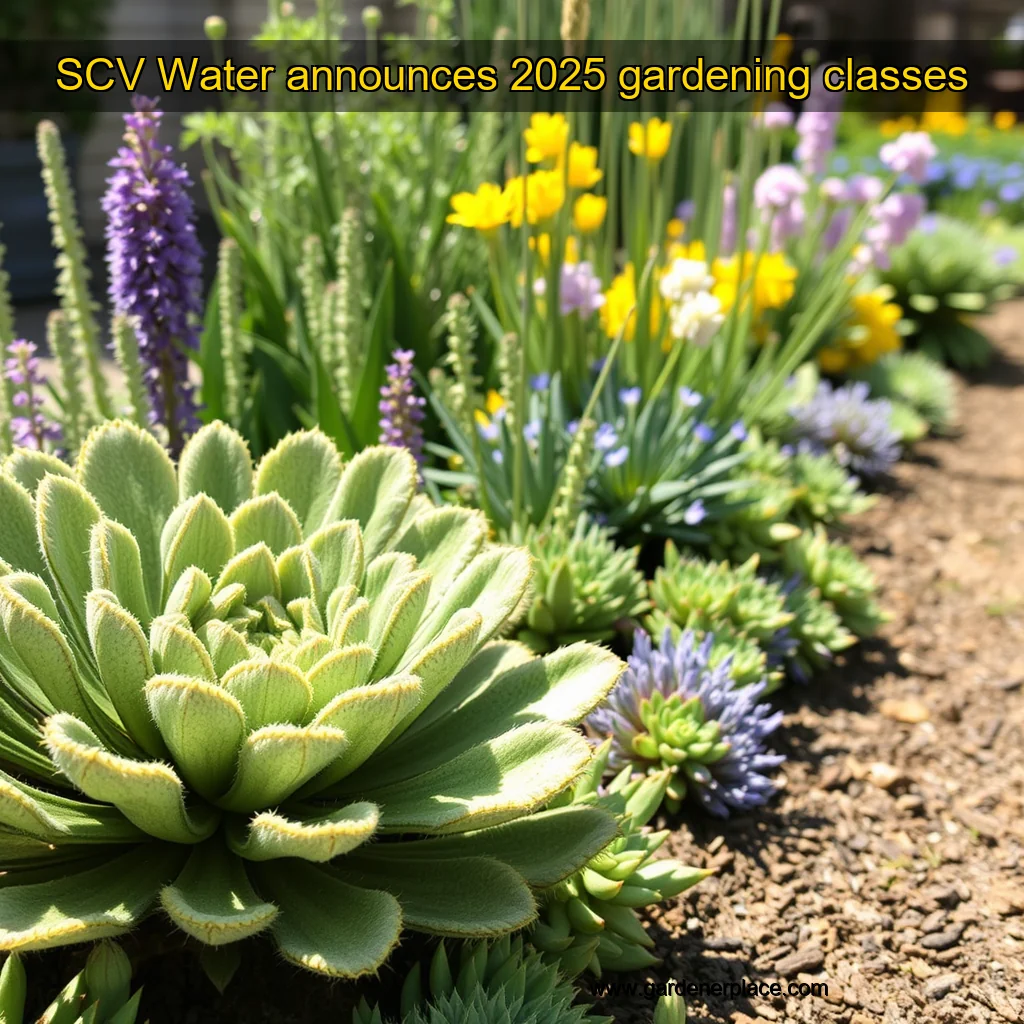You are currently viewing SCV Water announces 2025 gardening classes