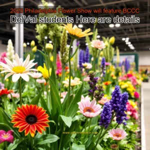 Read more about the article 2025 Philadelphia Flower Show will feature BCCC  DelVal students  Here are details