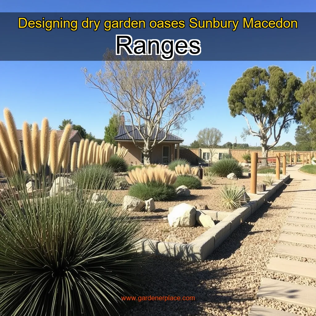 You are currently viewing Designing dry garden oases  Sunbury  Macedon Ranges