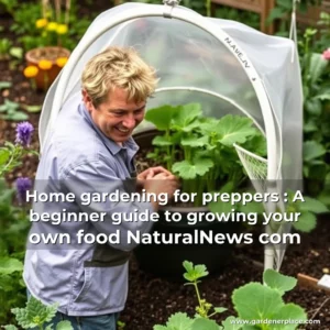 Read more about the article Home gardening for preppers : A beginner guide to growing your own food  NaturalNews  com