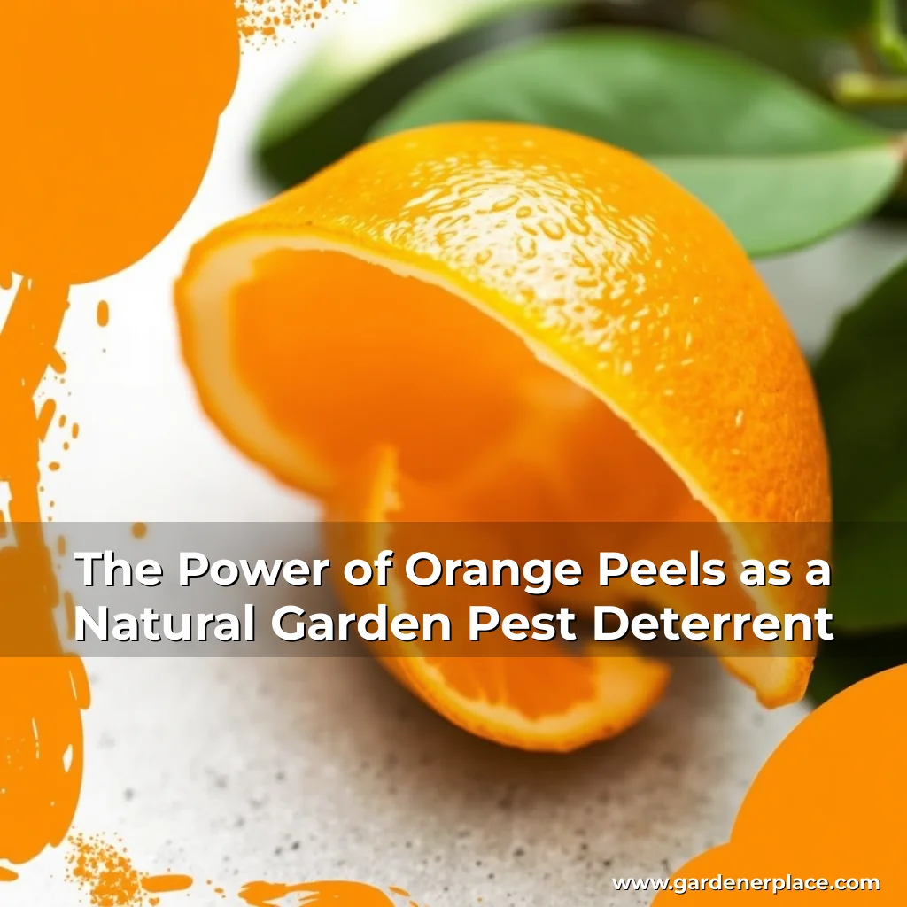 Read more about the article The Power of Orange Peels as a Natural Garden Pest Deterrent