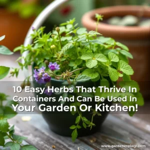 Read more about the article 10 Easy Herbs That Thrive In Containers And Can Be Used In Your Garden Or Kitchen!