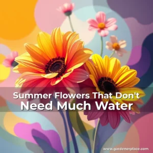 Artistic representation for Summer Flowers That Don't Need Much Water