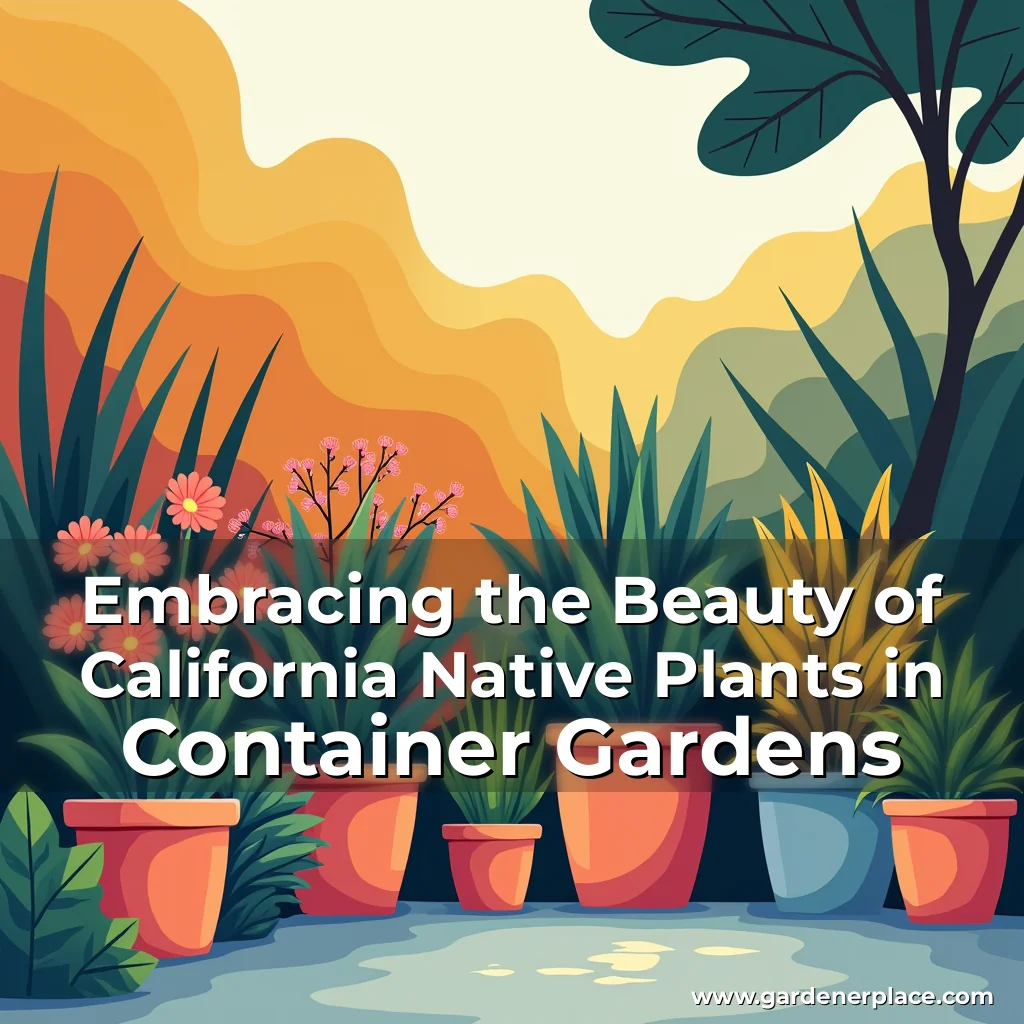 Read more about the article Embracing the Beauty of California Native Plants in Container Gardens