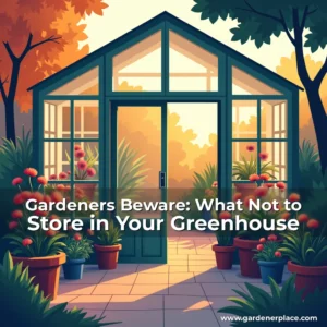 Read more about the article Gardeners Beware: What Not to Store in Your Greenhouse