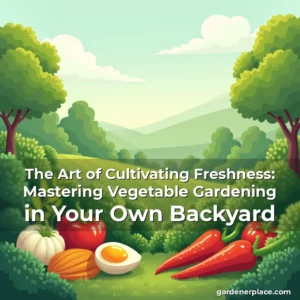 Read more about the article The Art of Cultivating Freshness: Mastering Vegetable Gardening in Your Own Backyard