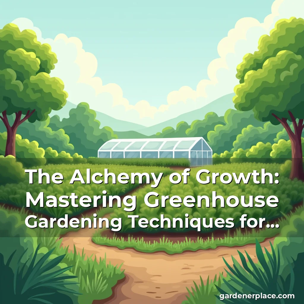 Read more about the article The Alchemy of Growth: Mastering Greenhouse Gardening Techniques for Year-Round Harvests