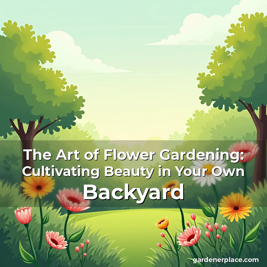 Read more about the article The Art of Flower Gardening: Cultivating Beauty in Your Own Backyard